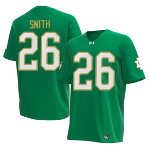 Men Fighting Irish Chaz Smith Stitched College Football Green #26 Jersey 143652-571