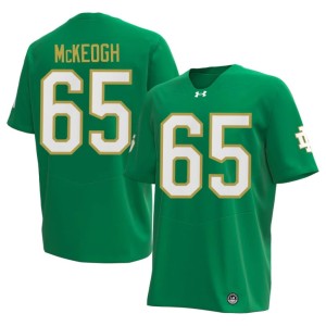 Mens College Football Green 2026 UND Grayson McKeogh #65 Jerseys 931092-221