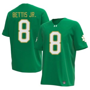 Men's Green Irish College Football Jerome Bettis Jr. #8 NCAA Jerseys 937354-747