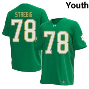 Youth Alumni Irish College Football #78 Owen Strebig Green Jersey 848456-797
